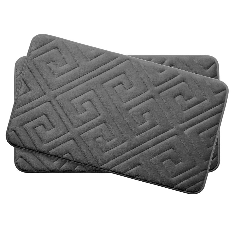Mercer41 Bisa Memory Foam Bath Rug with NonSlip Backing & Reviews